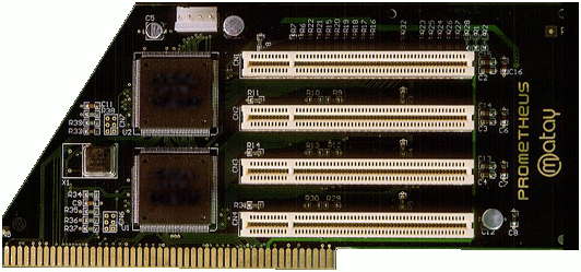 Prometeusz - sloty PCI na karcie Zorro III